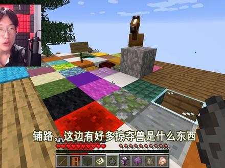 我的世界:一颗无限单方块自闭生存#2 动物的好伙伴