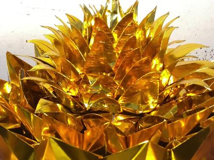 金山莲花教程来了#手工折纸 #农村生活