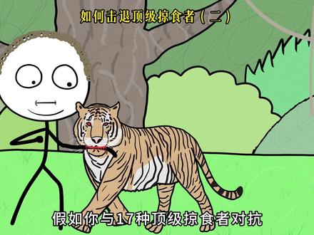 如何击退顶级掠食者(二) #动物世界 #动画短片 #掠食者