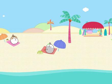 《萌浪兔3》第39集:小乌龟被缠住了,萌浪兔救它