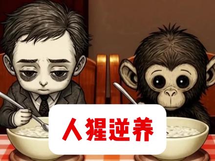 为了探究人性,他把雌猩猩和亲生儿子关到了一起。#AI创作浪潮计划