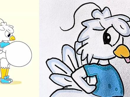 可爱的小鸡怎么画? #简笔画