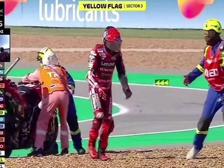 2026motogp泰国站正赛马王后轮报废退赛。遗憾😕#motogp #杜卡迪 #马奎斯