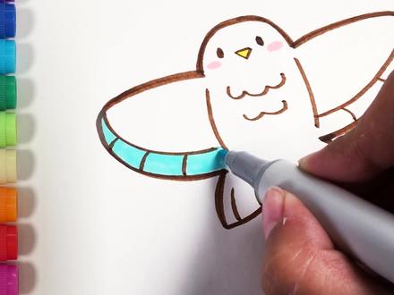 儿歌多多儿童简笔画 风筝 春分学画春风中舞蹈的风筝#抖来涨知识 #萌知计划 #兴趣才艺 #儿歌多多@抖音青少年