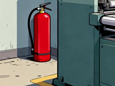 看图找隐患第14期:灭火器存放#安全生产