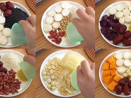 破壁机营养食谱!超好喝的早餐米糊搭配! #破壁机食谱