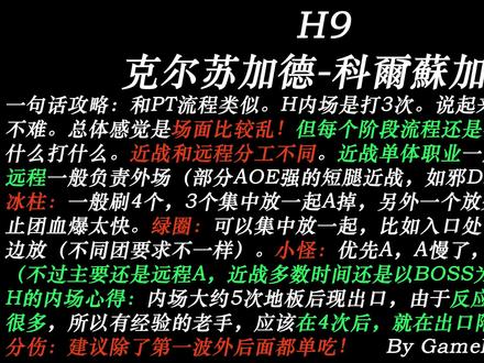 【魔兽】H统御圣所H9克尔苏加德,一句话攻略!