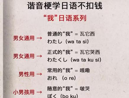前天听粉丝说"哦嘞三舅",那就来出一个我系列日语吧#学日语 #日语