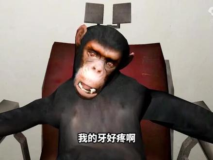 狒狒闹蛀牙,被困在医院。