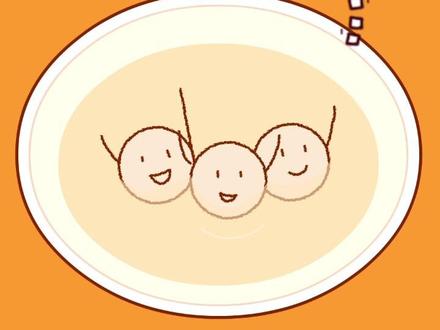 碗已经准备了,就等汤圆了!#简笔画 #元宵节 #汤圆