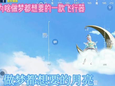 青鸾飞行器特效展示#和平精英#一起开黑吧