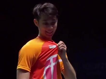 @骆建佑 没人看好的黑马!骆建佑2021世锦赛一路爆冷,最终夺冠#印度尼西亚羽毛球公开赛 #骆建佑#安赛龙#羽毛球#羽坛