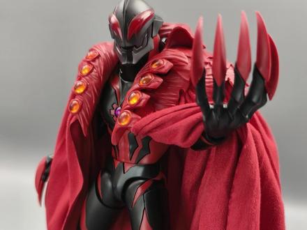 玩具沉浸拼装-布鲁可奥特曼传奇版皇帝贝老黑 #布鲁可奥特曼 #贝利亚 #奥特曼玩具 #拼装模型 #手办模型