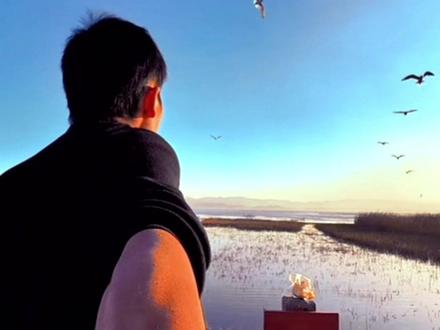 刀疤哥女友视觉运镜学起来!#海边拍照 #正能量 #毕节 #贵州#荒野求生 @荒野刀疤哥 @毕节文旅 @贵州文旅