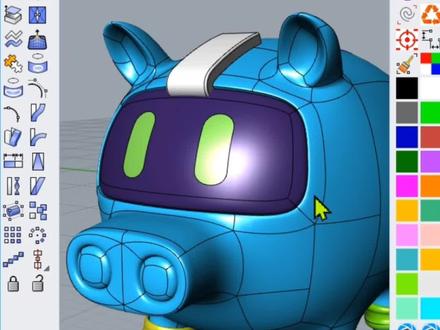 犀牛建模 细分曲面 入门学习教程#犀牛建模 #产品设计 #工业设计 #设计师 #小猪