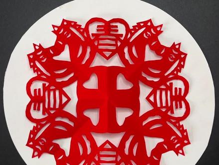 马年窗花剪纸教程 一看就会的马年窗花剪纸教程来了,提前学起来吧#手工 #绘画 #剪纸#新年快乐 #新年手工