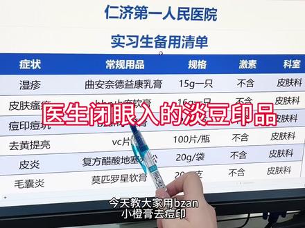 皮肤科自用推荐!淡印神器实测#淡痘印#改善痘印#亲测有效#坚持