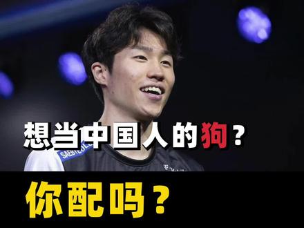 想当中国人的狗?你配吗?!