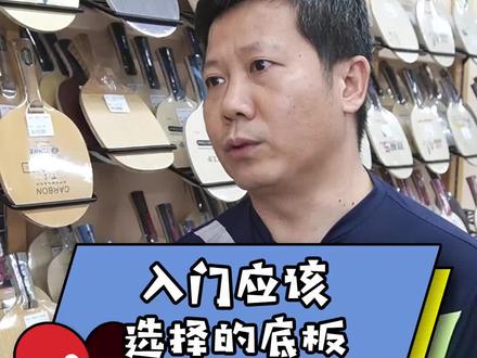 乒乓球初学者选什么底板?#乒乓球 #乒乓球教学 #乒乓球拍