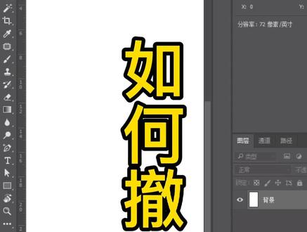 撤回一步两步简单,可是我想撤回很多步怎么办?#ps #撤回 #历史记录 #ctrlz z