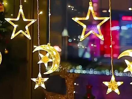 LED星星灯彩灯闪灯串满天星生日场景露营装饰房间室内布置氛围灯#led#星星灯#彩灯#灯串 #满天星