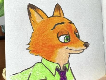 救命!这教程也太实用了吧~手残党也能轻松拿捏!快来试试~ 超详细的狐狸尼克手绘教程来啦!附详细过程和线稿,成品治愈又可爱!爱了爱了!
#艺术在抖音 #画出你的动物城朋友 #绘画 #彩铅画 #疯狂动物城2