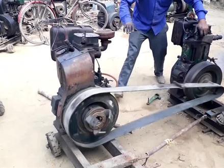 中国柴油机有多强?巴铁兄弟用中国柴油机维修破旧柴油机,真牛! #中国柴油发动机 #文化输出 #发动机 #修复