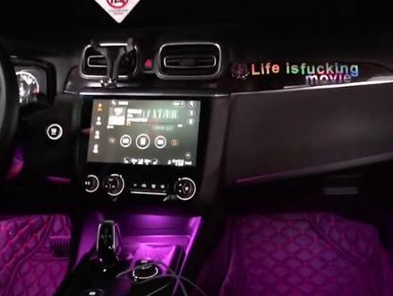 领克03加装最火爆的氛围灯。四门氛围灯,中控氛围灯,水杯氛围灯,脚底氛围灯,64色手机调控。