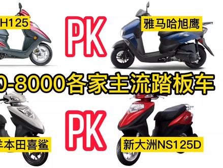 各家主流踏板里低端产品大比拼,同样都是王牌发动机谁更值得入手