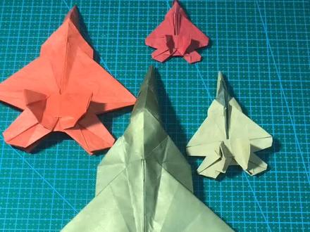 F-22猛禽战斗机#折纸