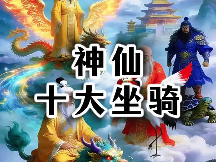 神仙十大坐骑(下) 神仙的坐骑有多强?十大神兽盘点,最后一位曾单挑圣人
#抖音玩法合伙人 #ai创作浪潮计划 #ai #传统文化 #道家文化