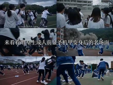 盘点用Al生成 人前显圣机甲变身搜 后的名场面,让我们看看哪个更帅更燃 #人前显圣 #英雄梦 #帅气瞬间 #精选 @快手热点 @会火