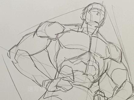 仰视人体怎么画 #瞎画 #日常瞎画 #随手画 #自学画画 #画画练习打卡