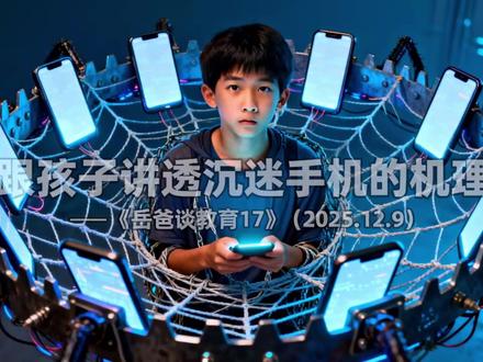 跟孩子讲透沉迷手机的机理 目前家长朋友最头疼的事情之一,就是面对孩子沉迷手机却无计可施,眼睁睁看着孩子的健康受损、学业退步、越来越叛逆,但是无力阻止。今天我们来讲一讲孩子沉迷手机的机理,由此破除他们对手机的神秘感和盲目崇拜,恢复理性认知——为解决问题打基础。
#家庭教育 #育儿难题 #沉迷手机 #多巴胺 #算法