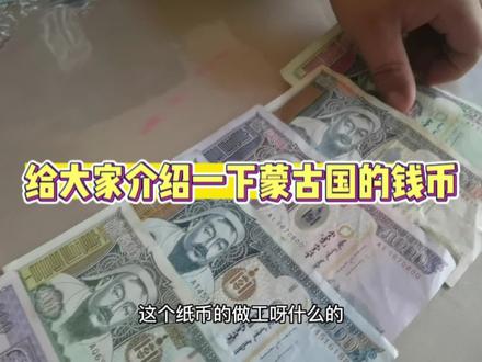 给大家介绍一下蒙古国钱币,最大的面额2万,最小1元。