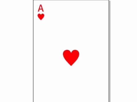 #CoreDraw2018零基础 #扑克牌绘制 看过来,怎样画扑克牌红桃A😄😄