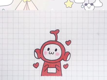 可爱的天线宝宝简笔画,一看就会~@抖音小助手