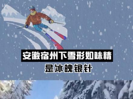 安徽宿州下雪形如味精,网友:是冰魄银针!为何会有这种针状雪 #安徽宿州下味精雪 #罗面雪 #安徽宿州下冰针
