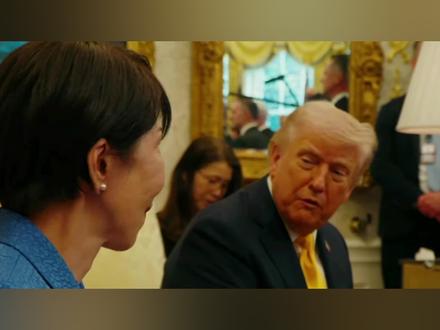 特朗普贴脸开大高市早苗,偷袭珍珠港前怎么不提前告诉我?#零基础看全球 #时代的荣耀 #高市早苗 #特朗普 #日本