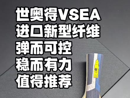 归零评测世奥得VSEA弹而可控稳而有力值得推荐#乒乓球 #抖音618好物节