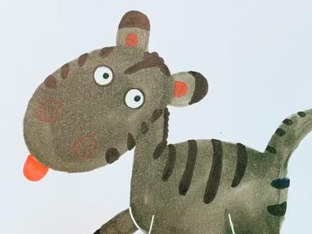 是骡子是马?#动物 #乱画 #儿童画