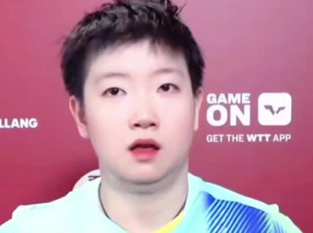 #2026新加坡🇸🇬大满贯,孙颖莎3:1帕拉南赛后接受采访,祝贺莎莎一马当先,首秀取胜!