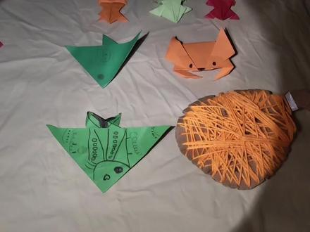 #手工折纸教程 #亲子手工制作 小时候经常玩儿的基本都能找到原型,还有需要的可以评论区留言,佑佑老师可以给大家发教程🤣🤣🤣