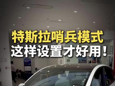 车主必看!特斯拉哨兵模式,这样设置才好用! #汽车隐藏功能 #特斯拉用车经验分享 #每天一个用车知识 #特斯拉系统 #特斯拉智能驾驶