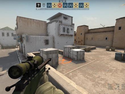 CSGO 12600KF+32G+3060Ti+海妖水冷 带鱼屏 实测沙漠2 FPS表现 #CSGO
