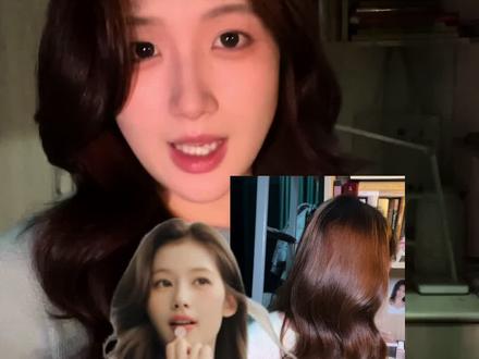 sana卷发2.0教程#sana凑崎纱夏 #sana发型