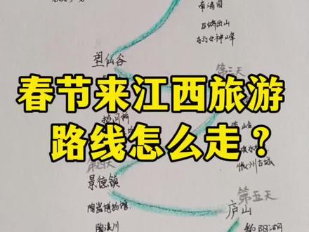 春节来江西旅游 旅游路线怎么走?
5天4晚行程攻略送给您!
#江西旅游 #江西旅游攻略 #望仙谷 #三清山 #篁岭晒秋