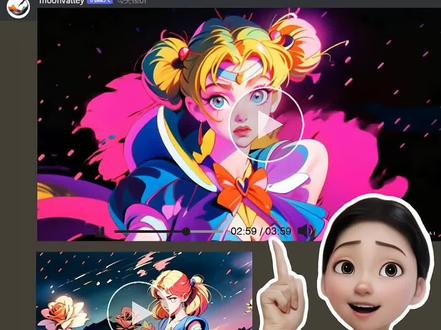 Al生成动画片工具来啦!在discord中就可以使用!#ai #ai绘画 #ai动画 #midjourney #discord