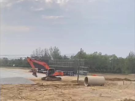 #豫东南高新区 #施工现场实拍 潢川花木之乡!从此将不复存在