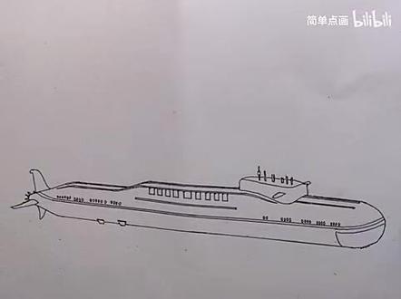 北风之神核潜艇绘画